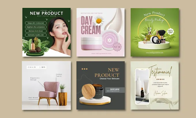 I will create editable canva templates and instagram post design for an attractive feed